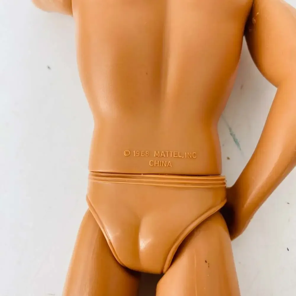 Vintage Barbie Ken Doll Lot of 3 1968 Mattel Blonde Brown Hair Nude